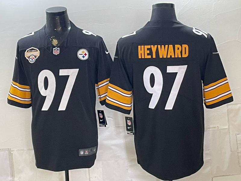 2026 Men Pittsburgh Steelers #97 Heyward Black Limited Nike NFL Jersey 0829003->pittsburgh steelers->NFL Jersey